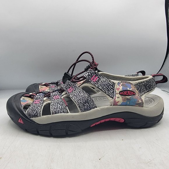 Keen Newport H2 Womens 9 Gray Sandals Waterproof Closed Toe Casual Beach Water - Picture 5 of 12
